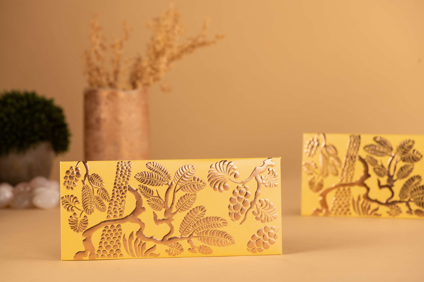 Grapes - Foil Embossed Envelopes (set of 5)