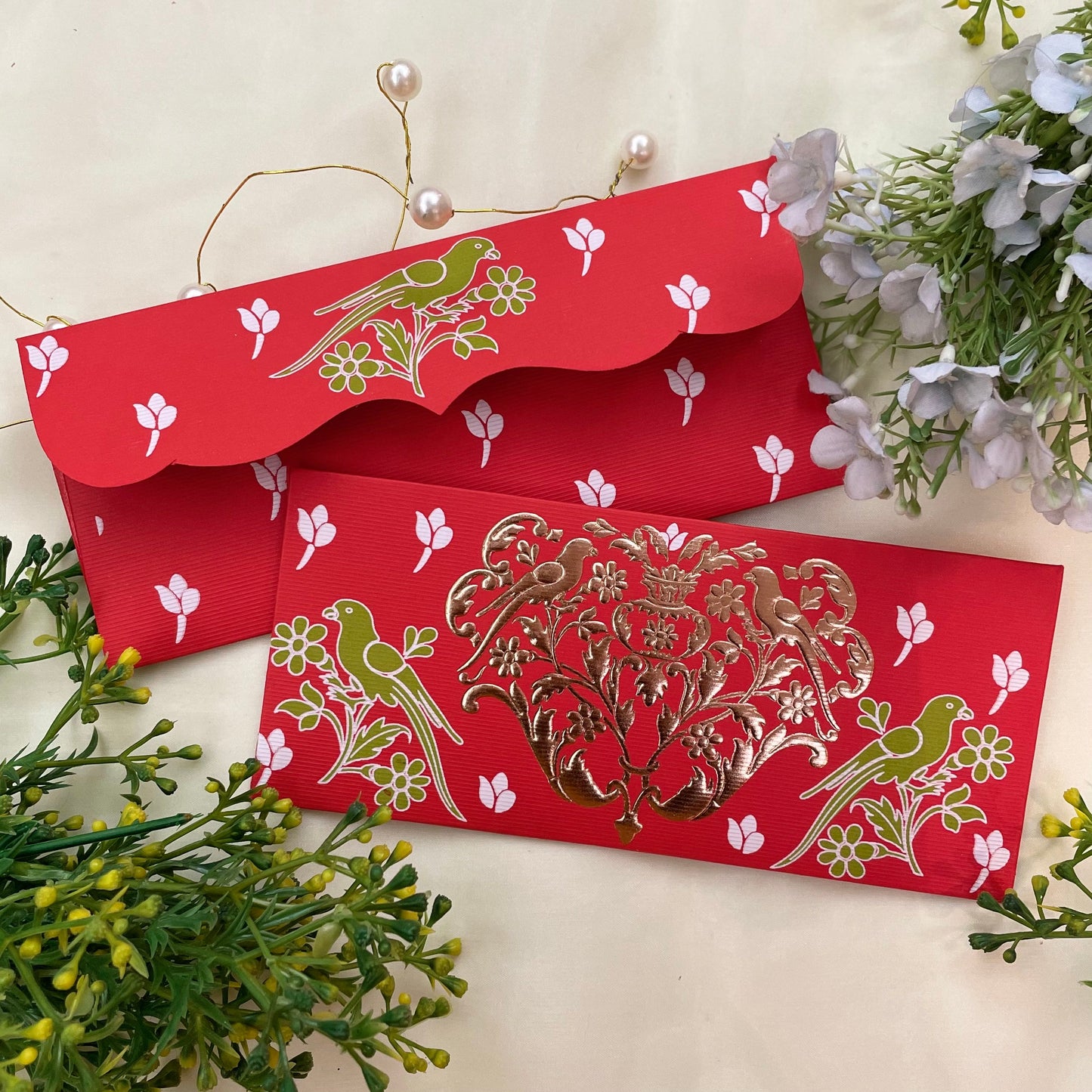 Parrot - Foil Envelope (set of 5)