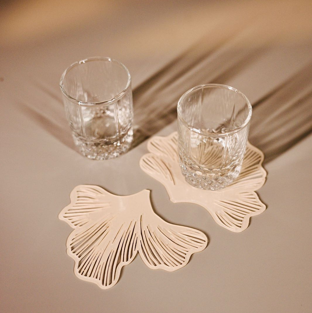 Pearl Acrylic coaster with cutting border