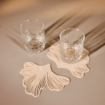 Pearl Acrylic coaster with cutting border