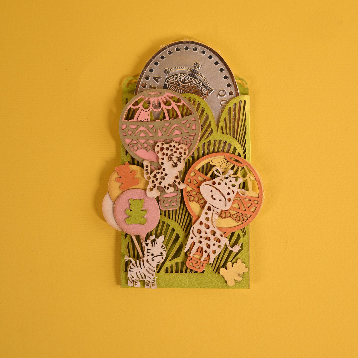 Coin holder, Coin Pocket, Parachute & animal