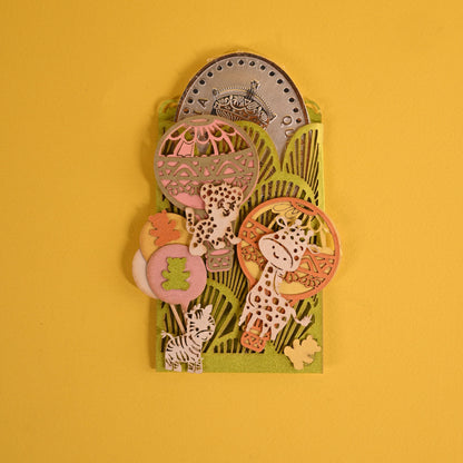 Coin holder, Coin Pocket, Parachute & animal