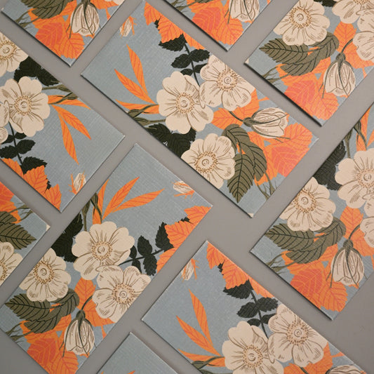 Rustic Petal Printed Envelope