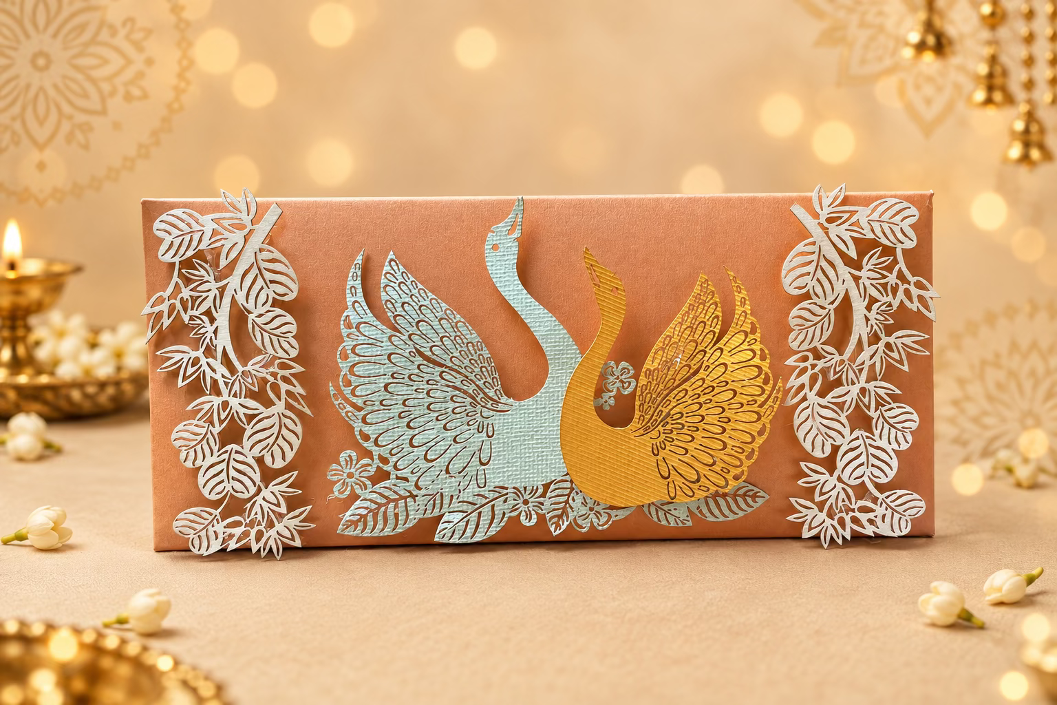 Swan couple Sagun Envelope