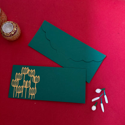 Tulip Purple Envelop set - 10