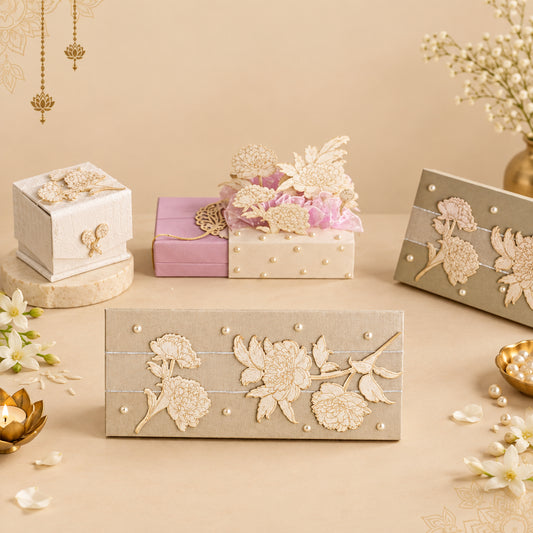 Coin Box, Cash Box, Jewellery & Envelope Gift set