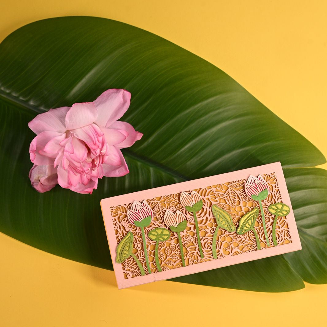 Lotus Bud Full Jali Cash Box