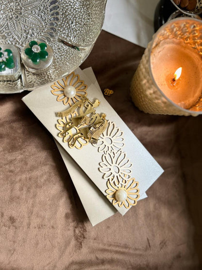 Acrylic Radha Krishna Envelop -Set of 10