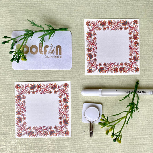 Gift Tag with Floral border