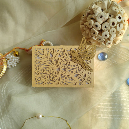 Gold / Silver Full Jali coin box