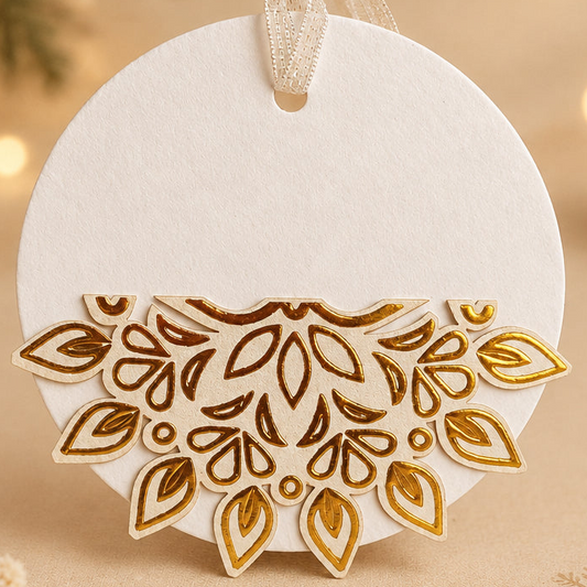 Half Round Gift Tag- Set of 10