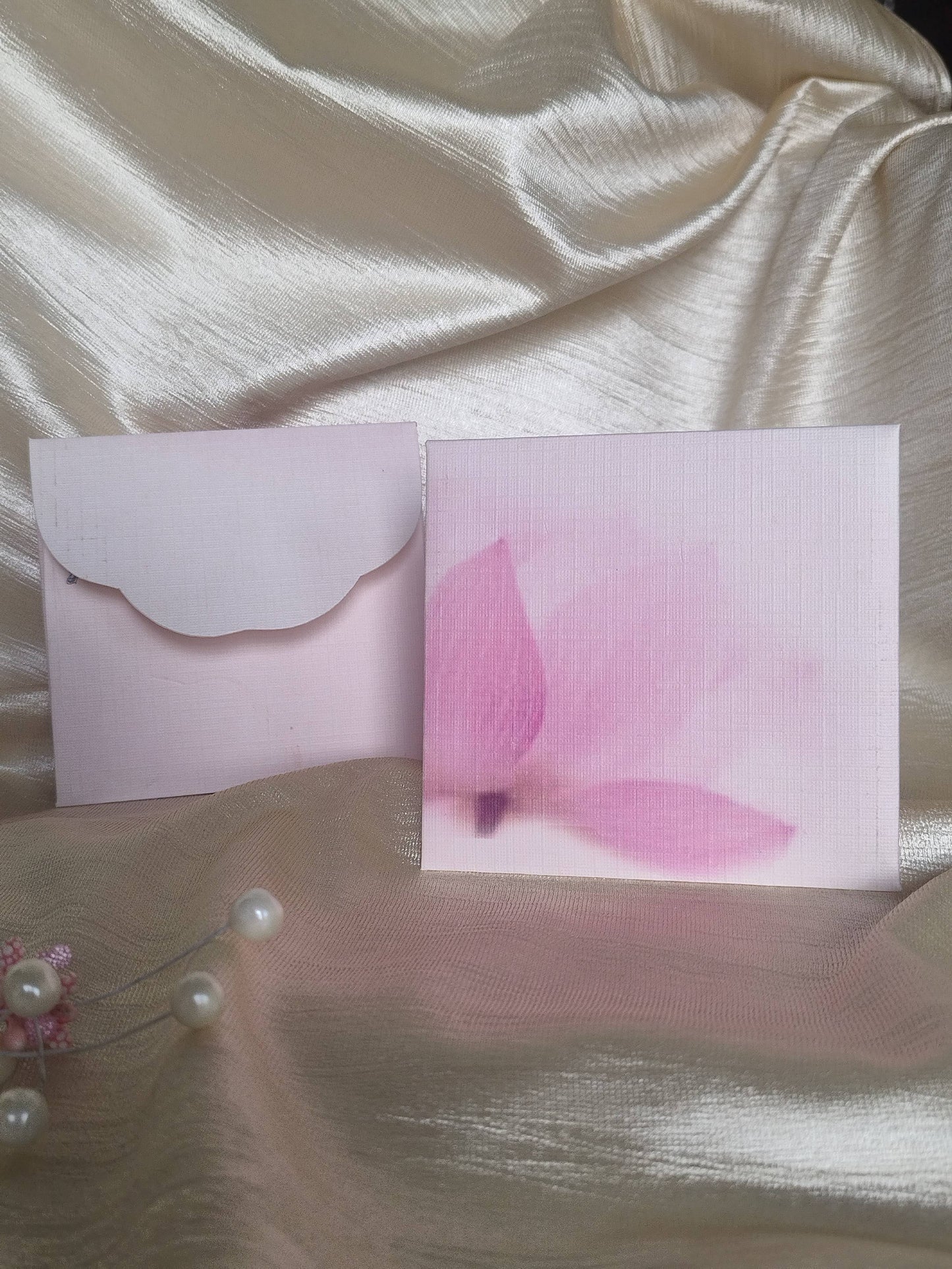 Small Envelop lotus printed