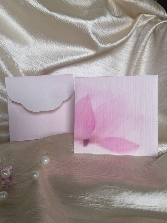 Small Envelop lotus printed