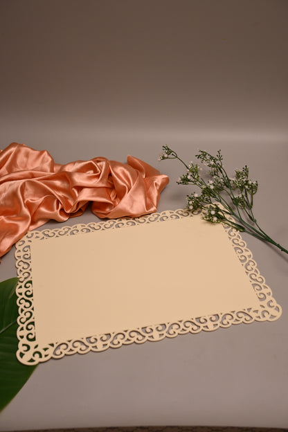 Scalloped Borders Rectangle Placemat