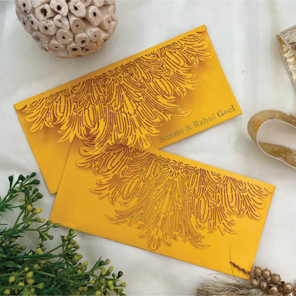 Lemon Grass Flap Envelope - Set of 10