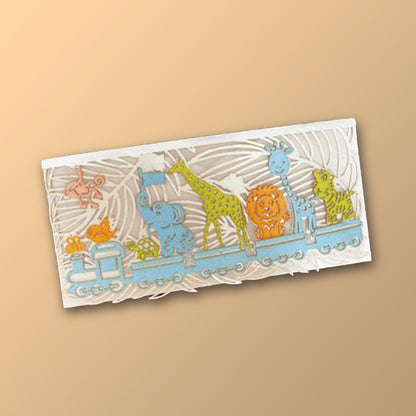 Animal Train Kids' Envelope - Set of 10