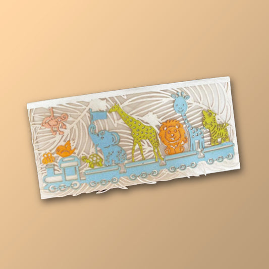 Animal Train Kids' Envelope - Set of 10